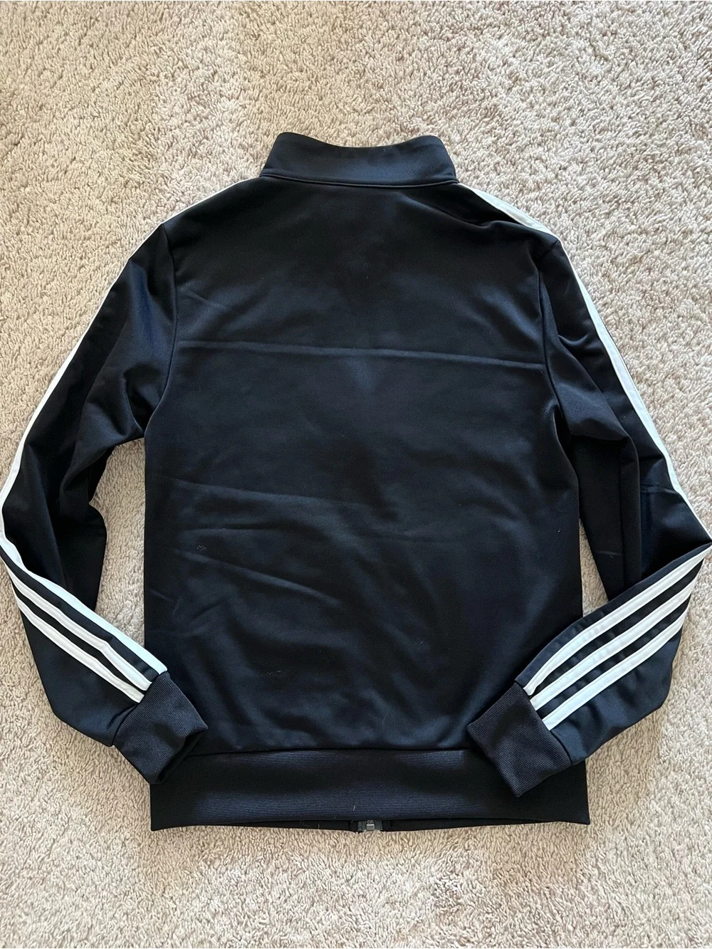 Adidas Kids Essentials 3-Stripe Track Jacket Black White Size XS
